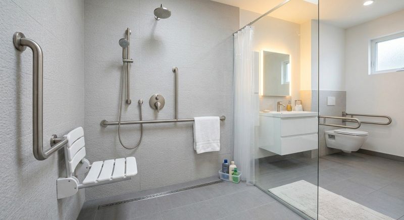 Accessible Shower Construction in South Portland, ME
